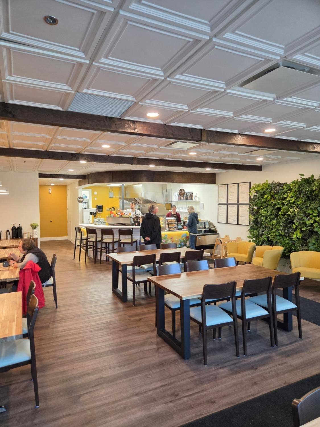 The dining room at Seekers Café