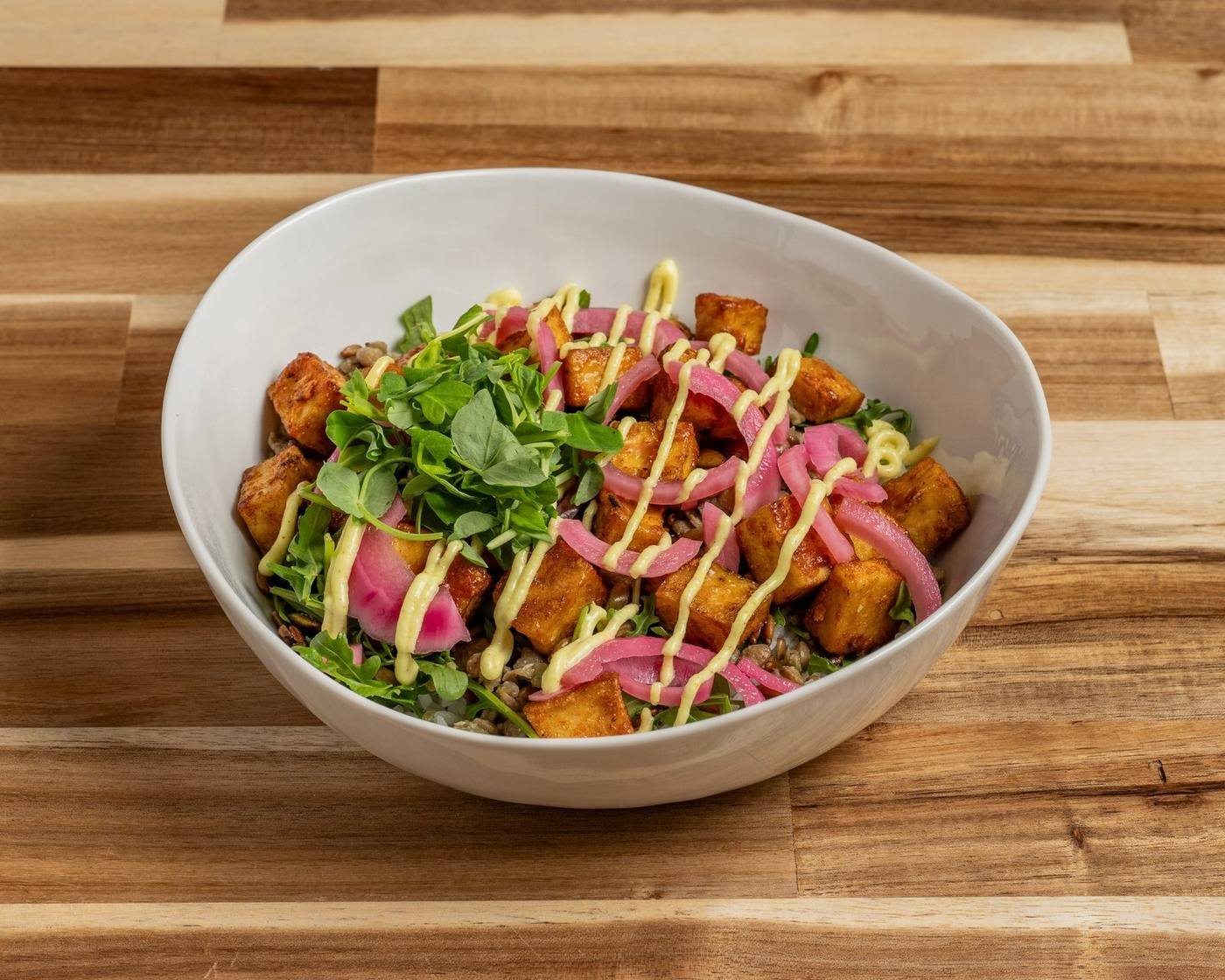 Crispy tofu bowl